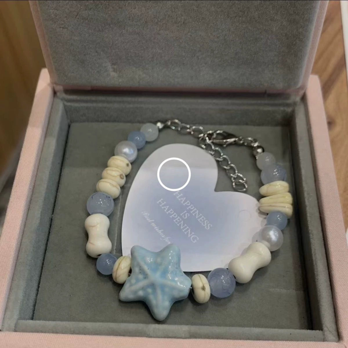 UNI-12308 - Funky Beads Blue Star Fish - Bracelet