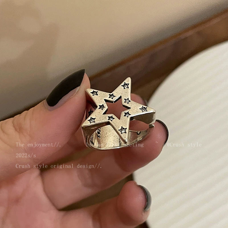 UNI-12301 - Silver Star - Ring