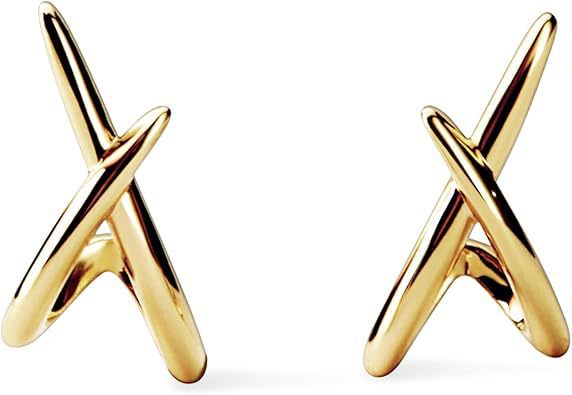 UNI-11325 - Gold Geometric - Earring