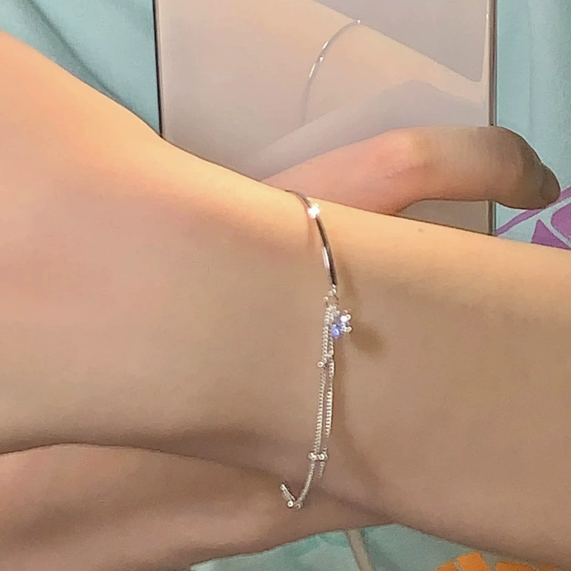 UNI-12300 - Silver Diamond - Bracelet