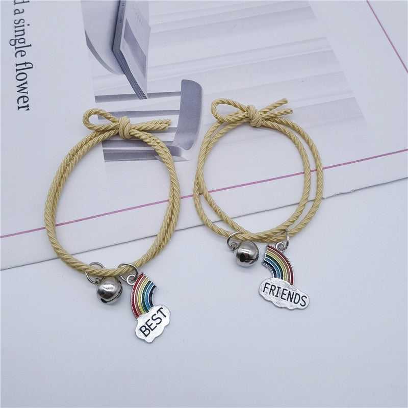 UNI-12148 - Best Friends Rainbow Yellow - Bracelet Set