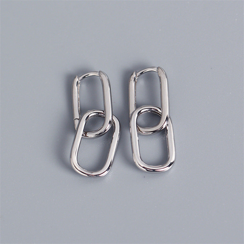 UNI-11333 - Classic Silver - Earring