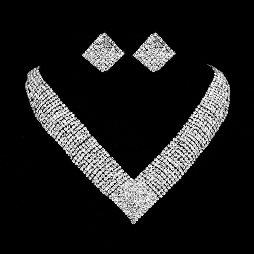 UNI-11392 - Fancy Diamonds - Jewelry Set Style 7