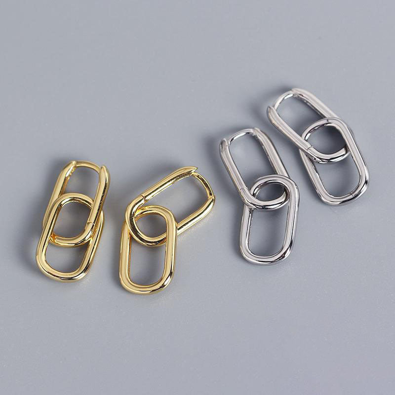UNI-11333 - Classic Silver - Earring