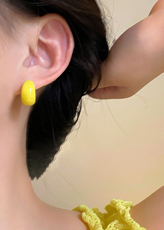 UNI- 11550 - Chunky Yellow - Earring