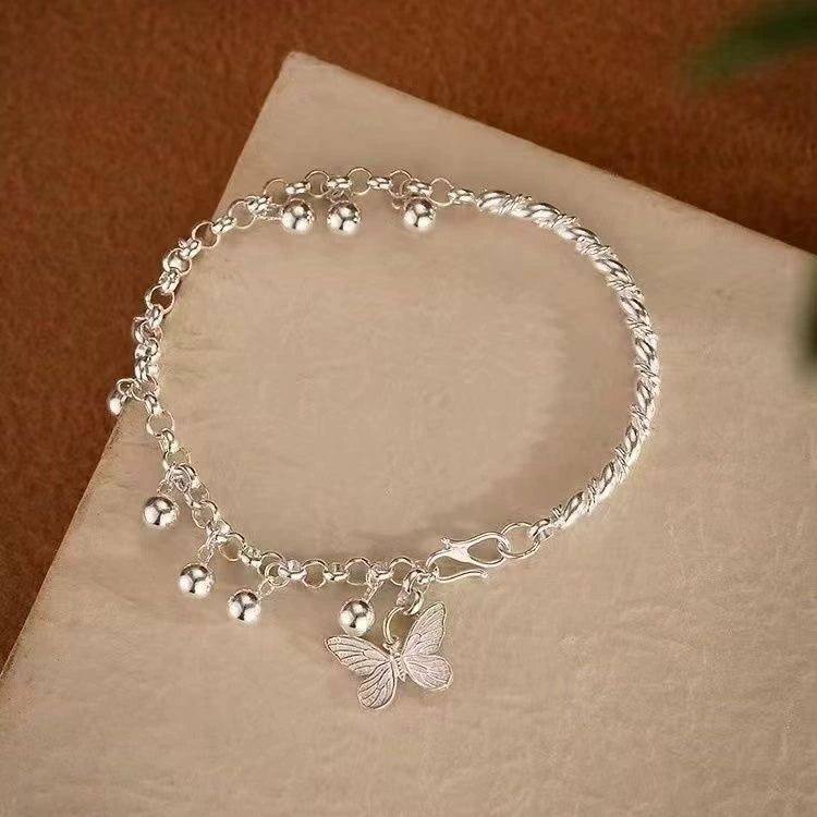 UNI-12327- Silver Butterfly - Bracelet