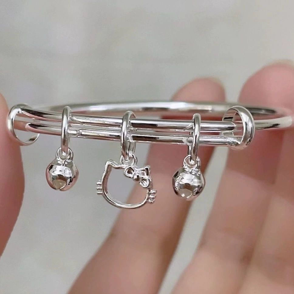 UNI-12322 - Hello Kitty Silver Bangle - Bracelet