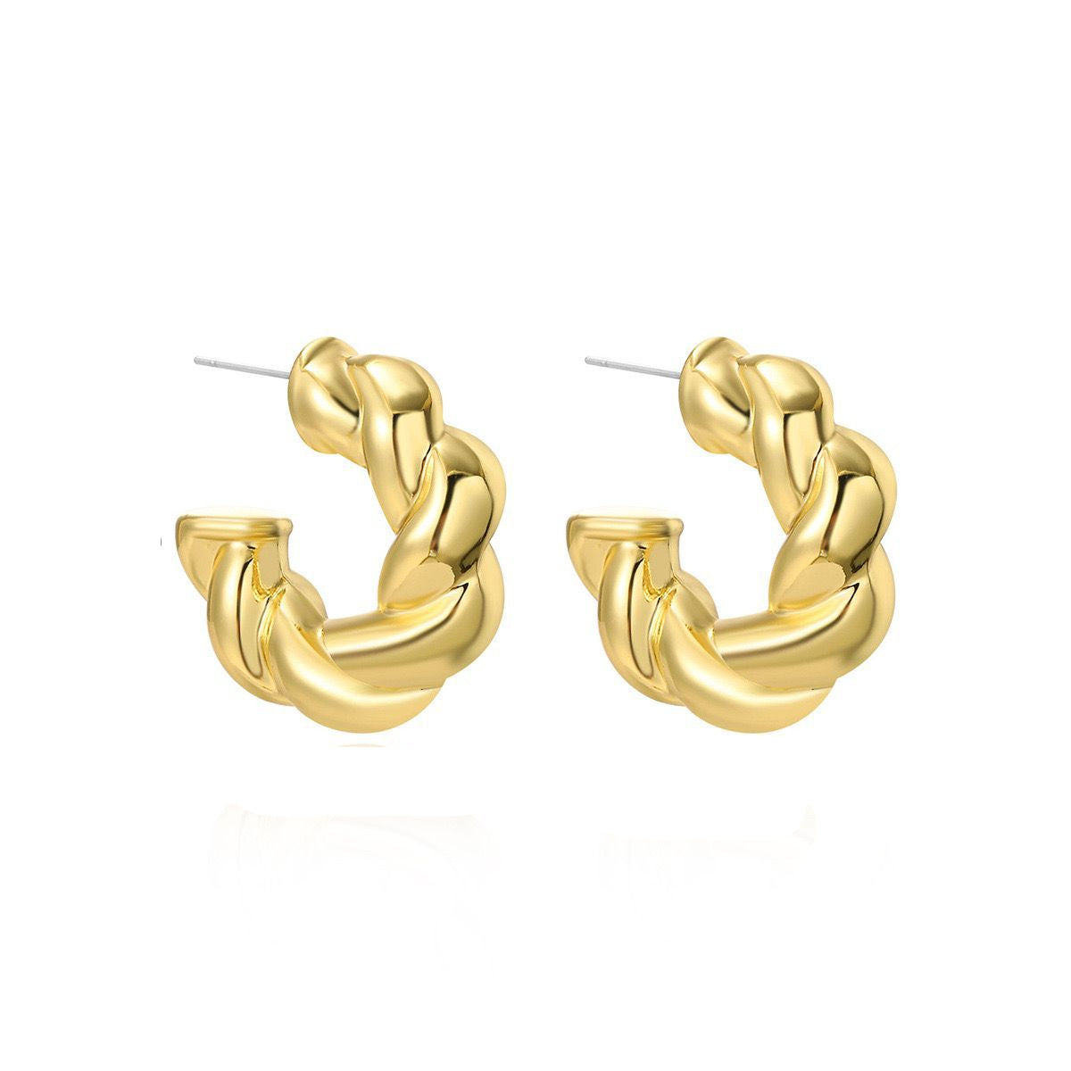 UNI- 11053 - Twisted Gold - Earring Style 2