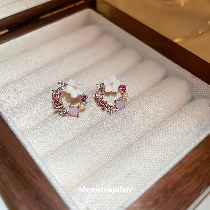 UNI-12141 - Wreath Flower - Earring