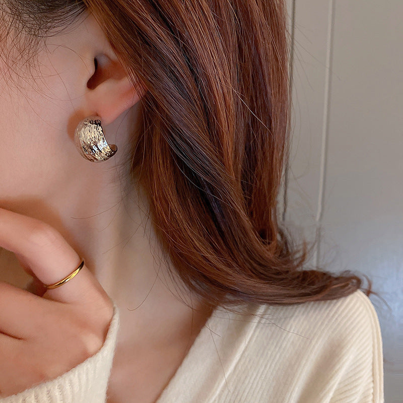 UNI-10236-1 - Fancy Silver - Earring