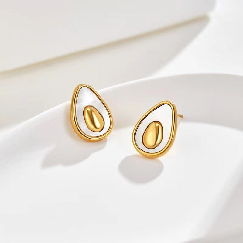 SS-12002 - Gold Avocado - Earring