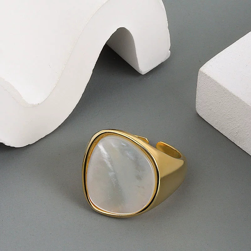 UNI-12673 - Marbled Gold Foil - Ring