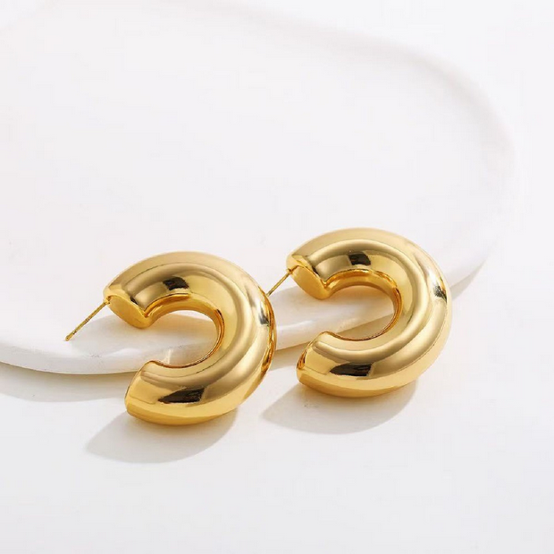 UNI-10149-6 - Fancy Gold Foil - Earring Style 6