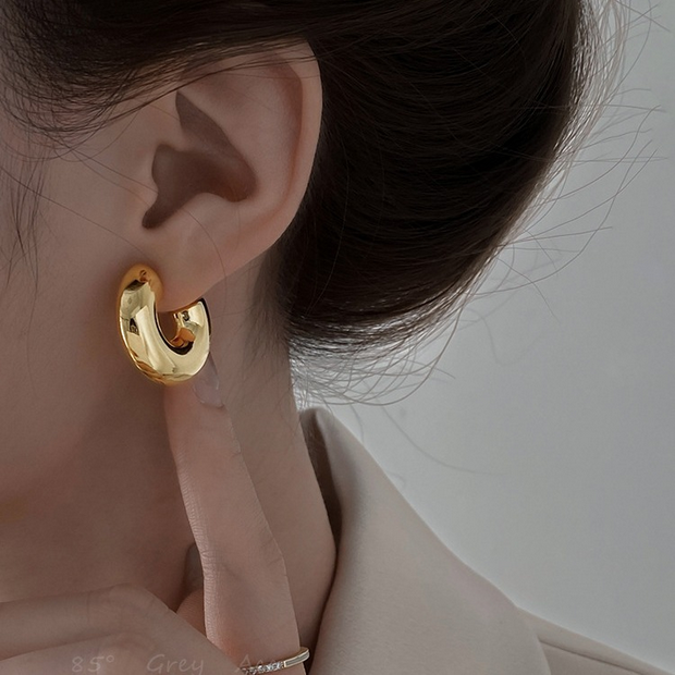 UNI-10149-6 - Fancy Gold Foil - Earring Style 6