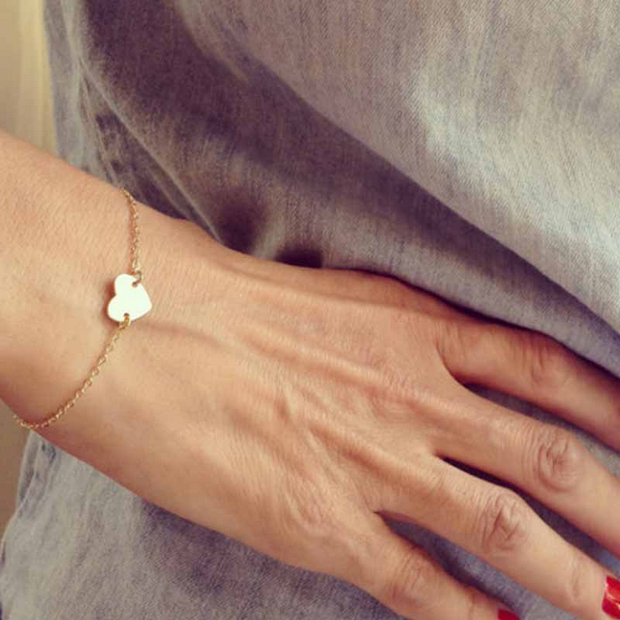UNI-10466 - Gold Heart - Bracelet
