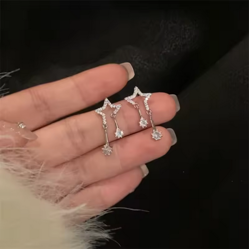 UNI-11894 - Sparkle Stars - Earring