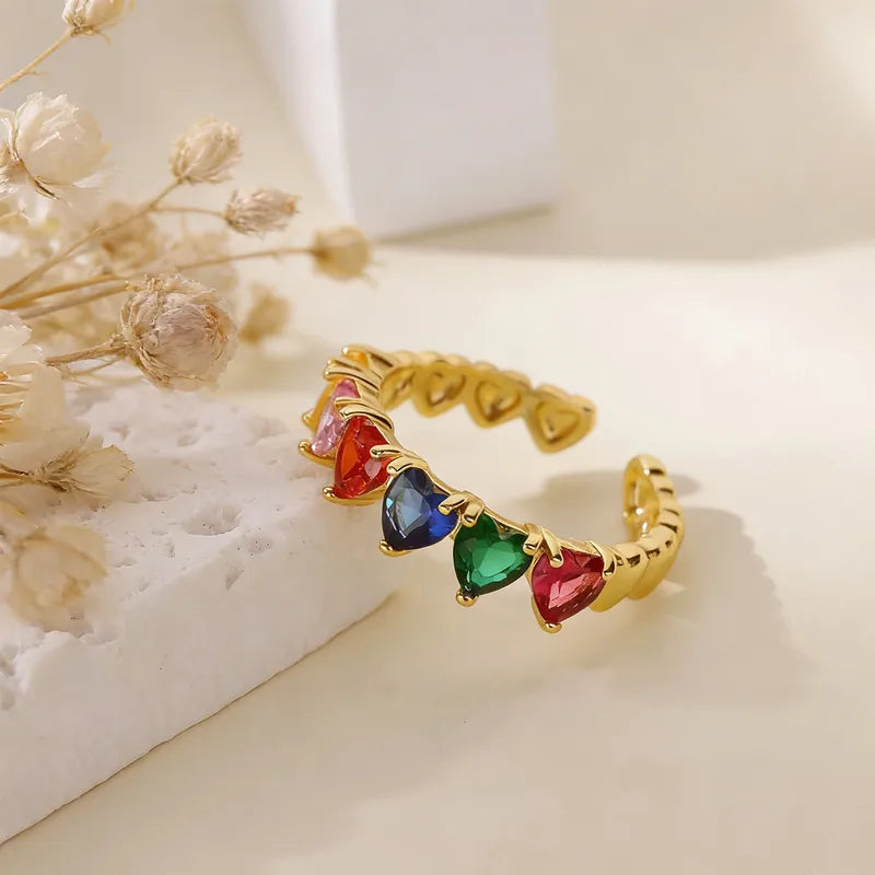 SS-12554 - Multi Gem Series - Ring Style 9