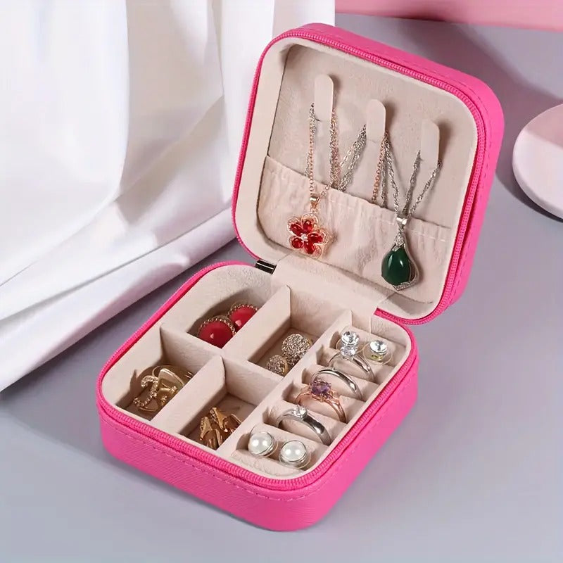 JJ - 11004 - Hot Pink - Jewelry Box