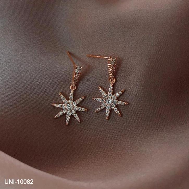 UNI-10082 - Sparkle Star Gold - Earring