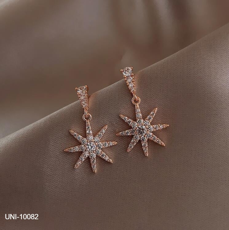UNI-10082 - Sparkle Star Gold - Earring