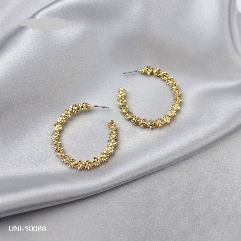 UNI-10088 - Elegant Gold Foiled - Earring