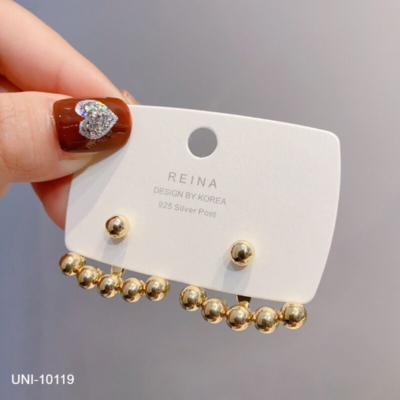 UNI-10119 - Gold Foiled - Earring