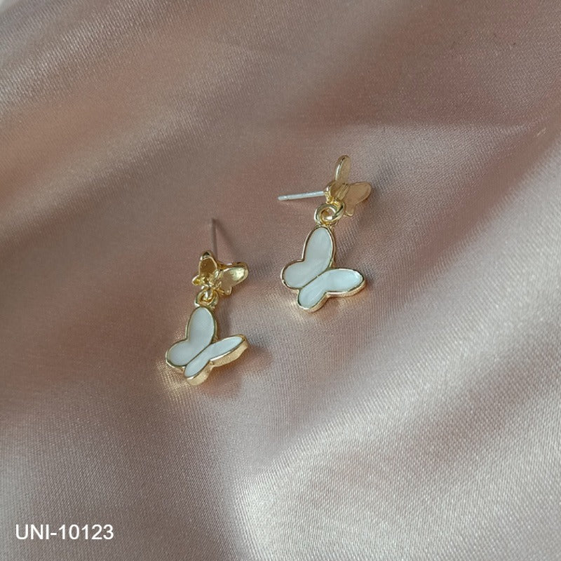 UNI-10123 - Glam Foiled Butterfly - Earring