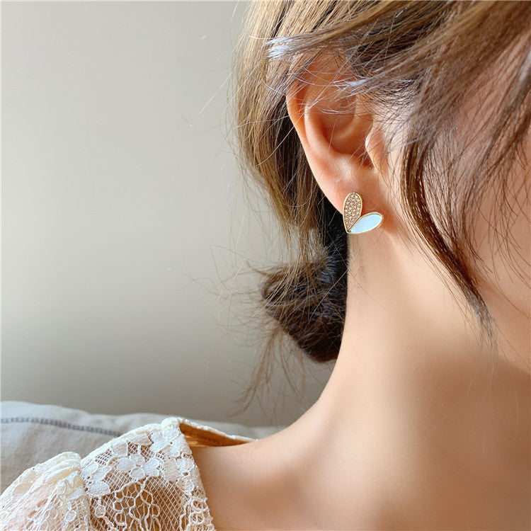 UNI-10130 - Blinky Sparkles Pastel Heart - Earring