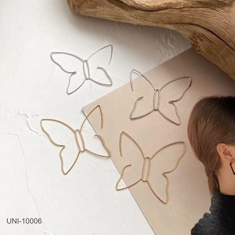UNI-10006 - Butterfly Foiled Large - Earring