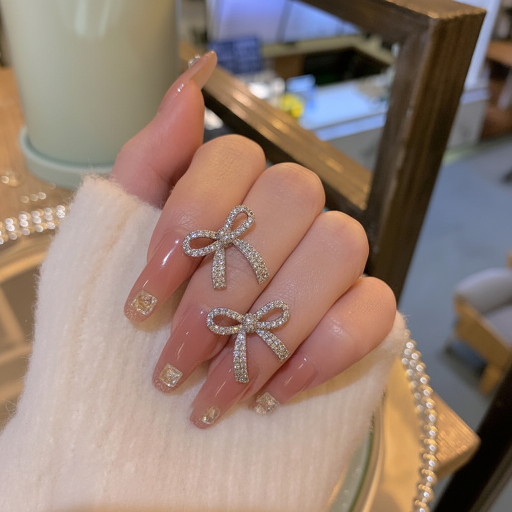 UNI-10041-2 - Fancy Bow - Earring