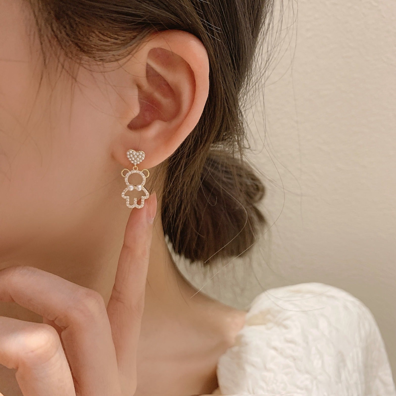 UNI-10060 - Love Bear - Earring