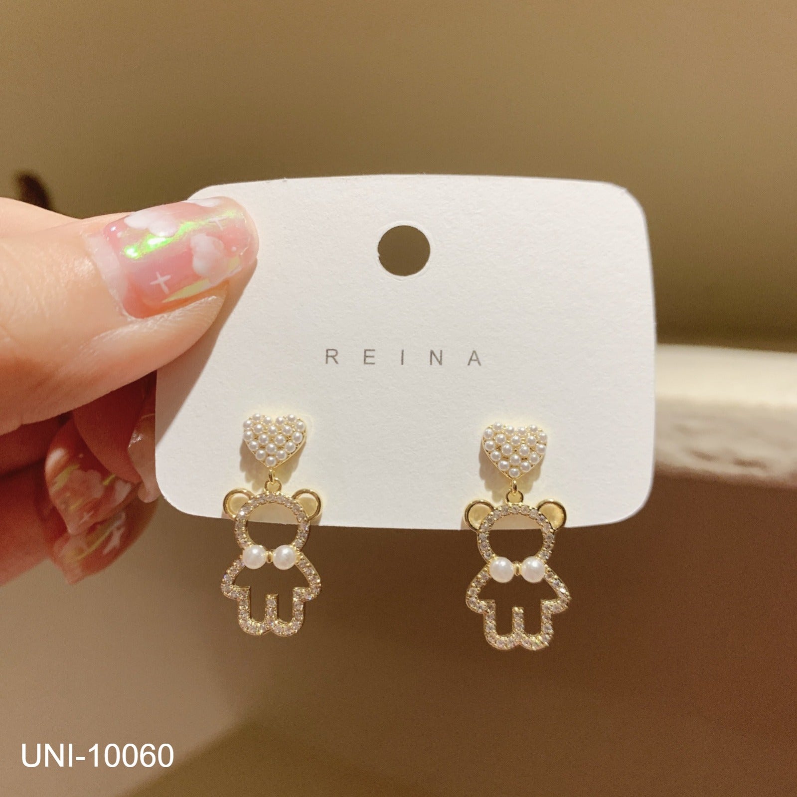 UNI-10060 - Love Bear - Earring