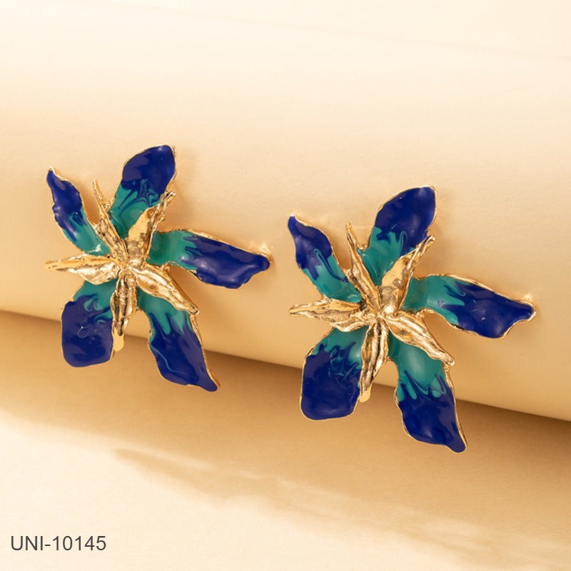 UNI-10145 - Colorful Star Fish - Earring