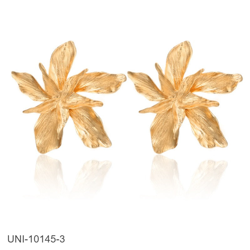 UNI-10145-2 - Gold Star Fish - Earring