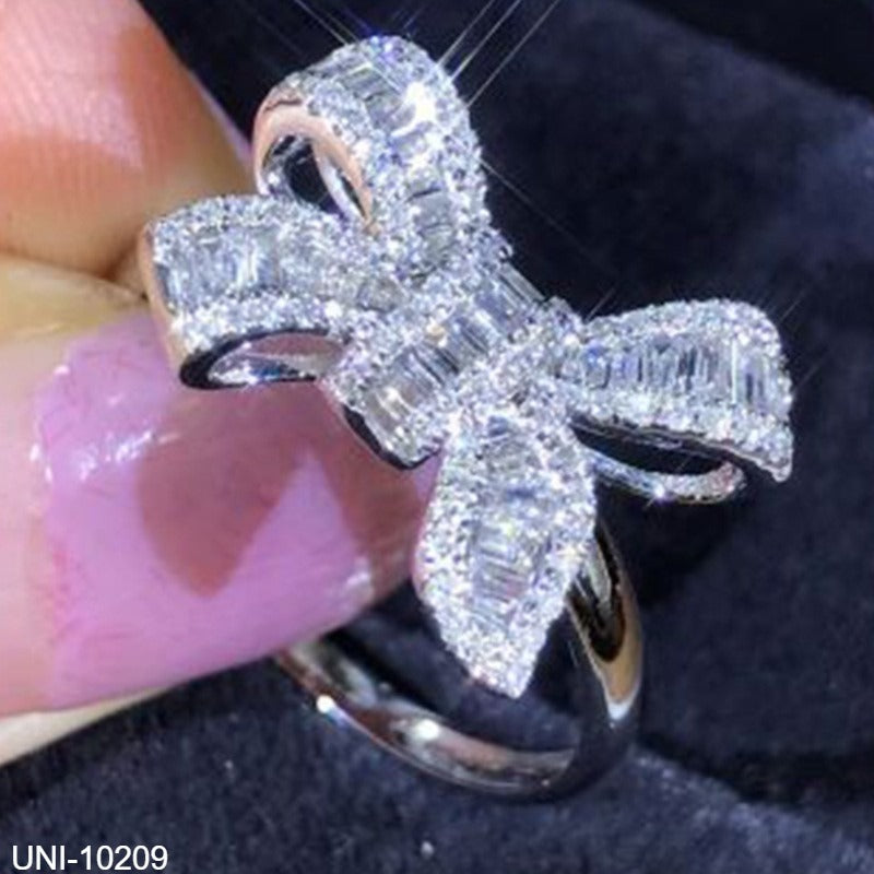 UNI-10209 - Blinky Bow Silver - Ring