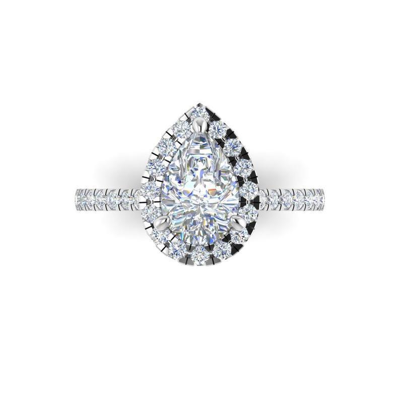 UNI-10214 - Drop Diamond - Ring Set of 2