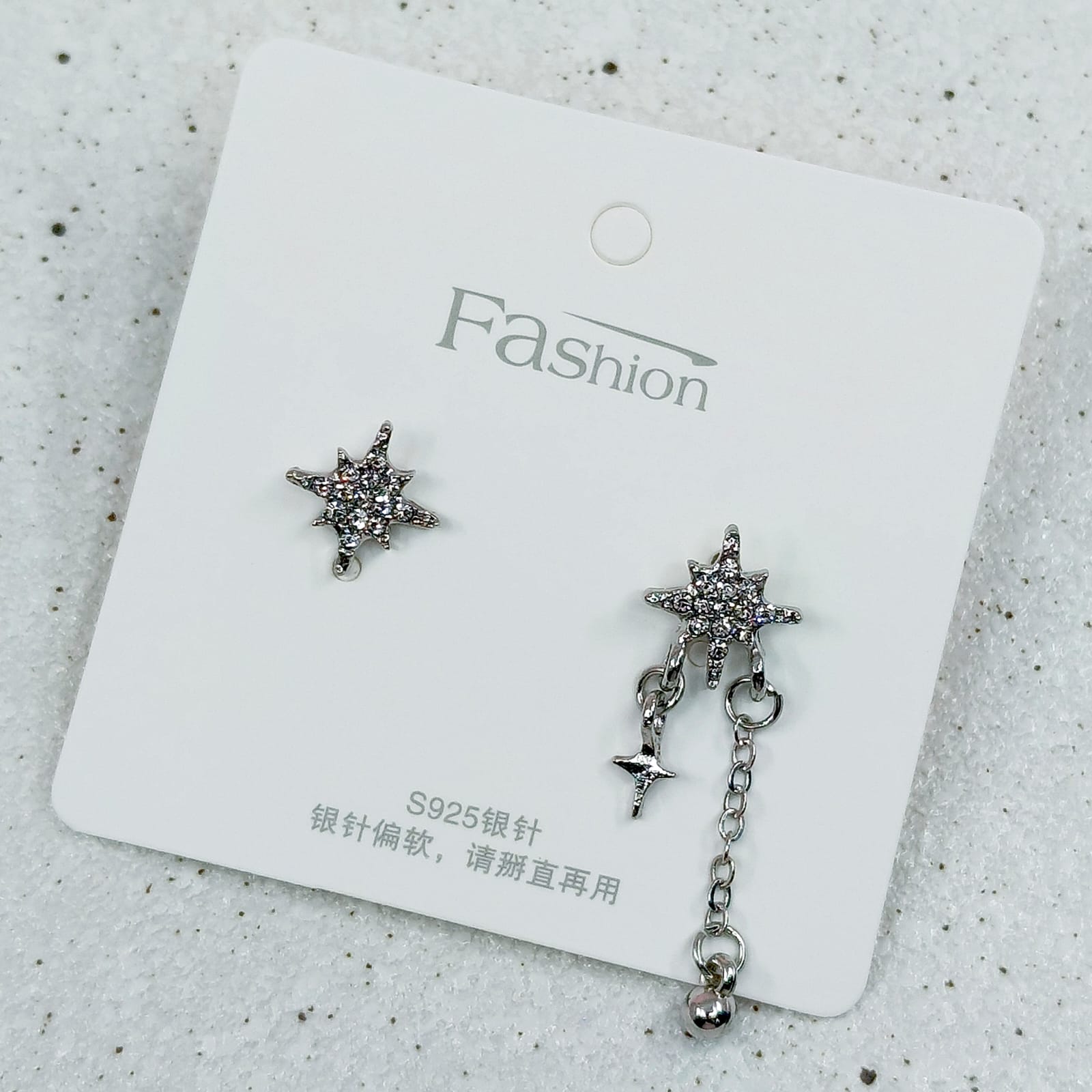 Sparkle Star Silver - Earring