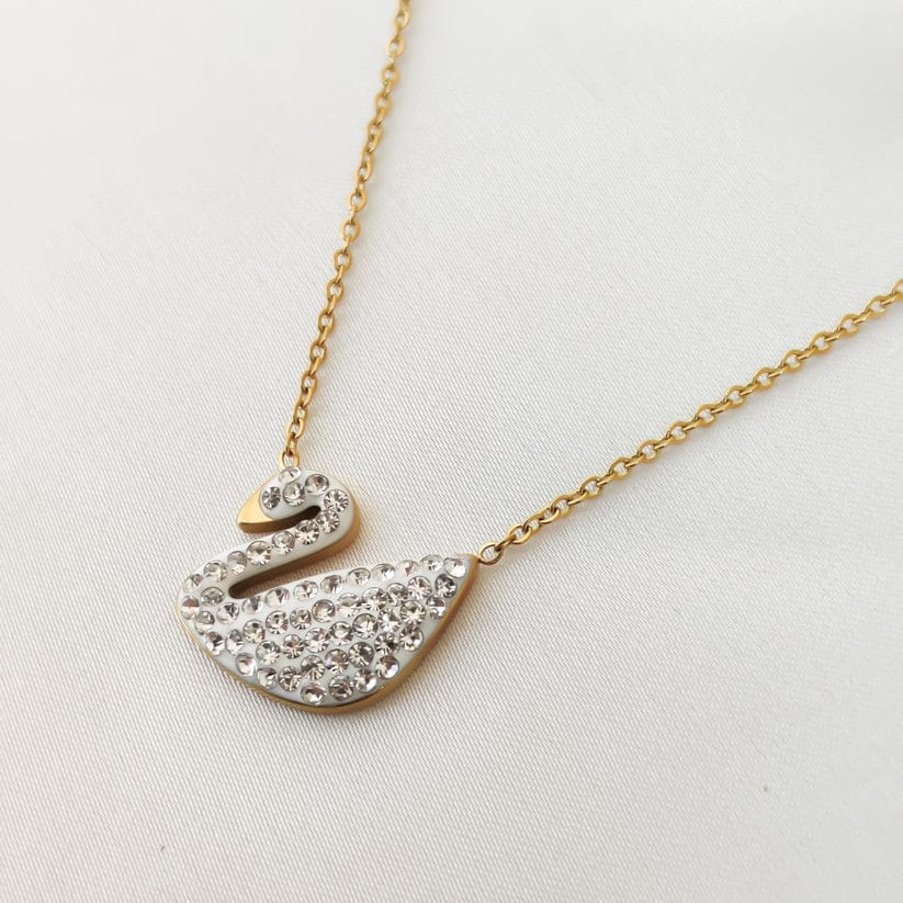 SS-1004 - White Swan - Necklace