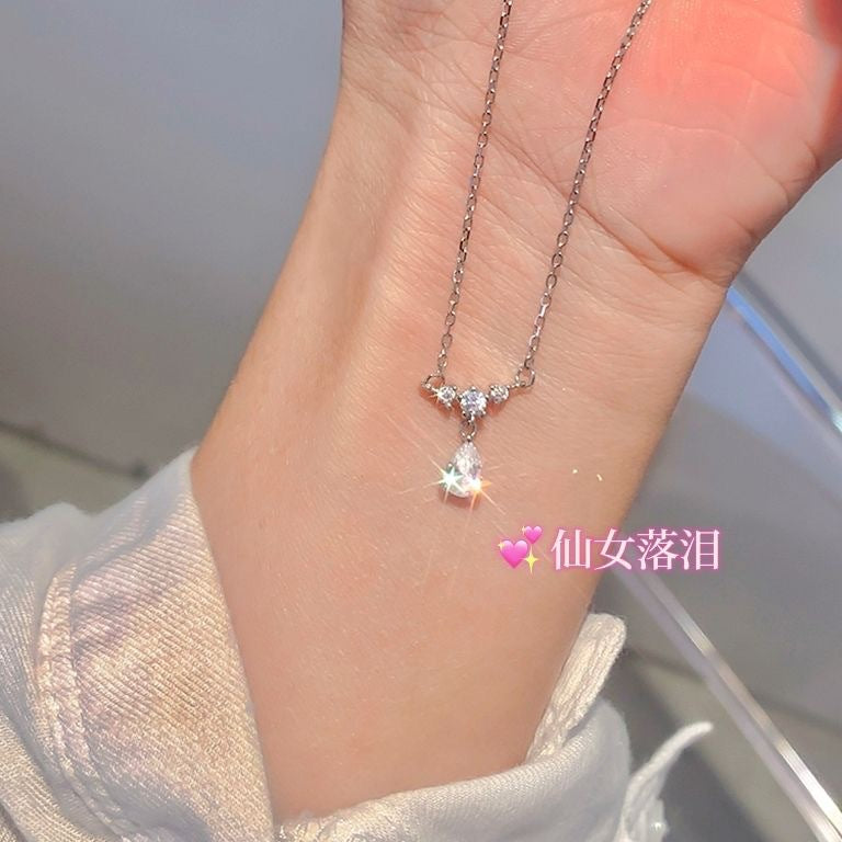 UNI-10249 - Diamond Silver - Necklace