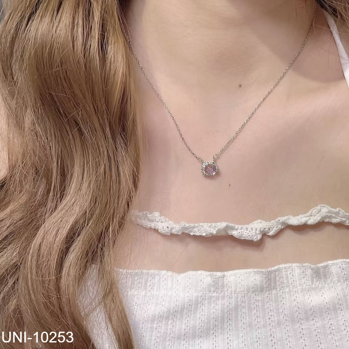 UNI-10253 - Hello Kitty Silver - Necklace