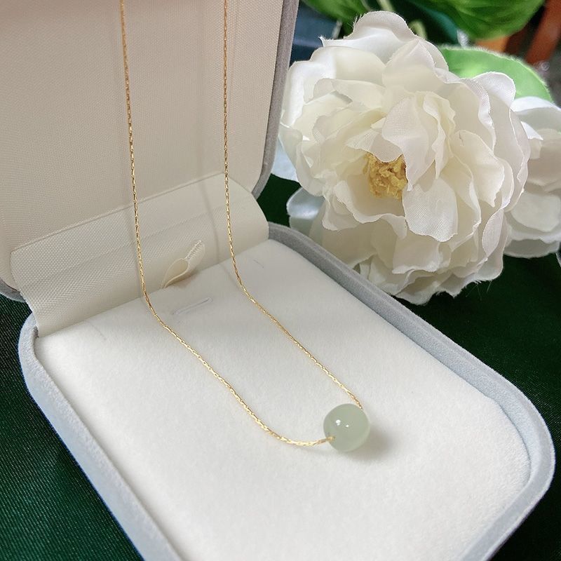 UNI-10257 - Lime Stone Gold - Necklace Style 2