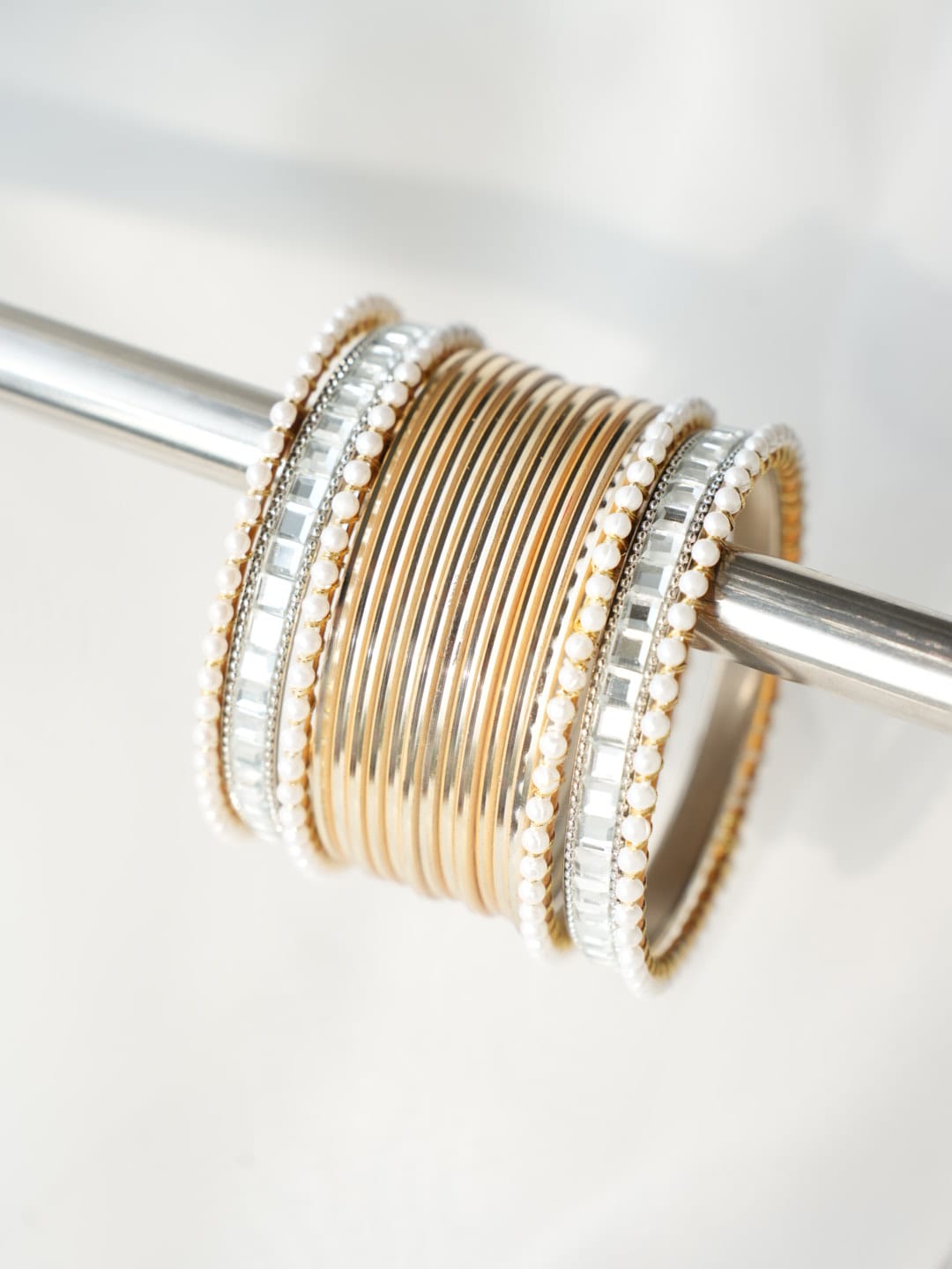 CH-47 - Classy Gold Bangles - Choorian Set