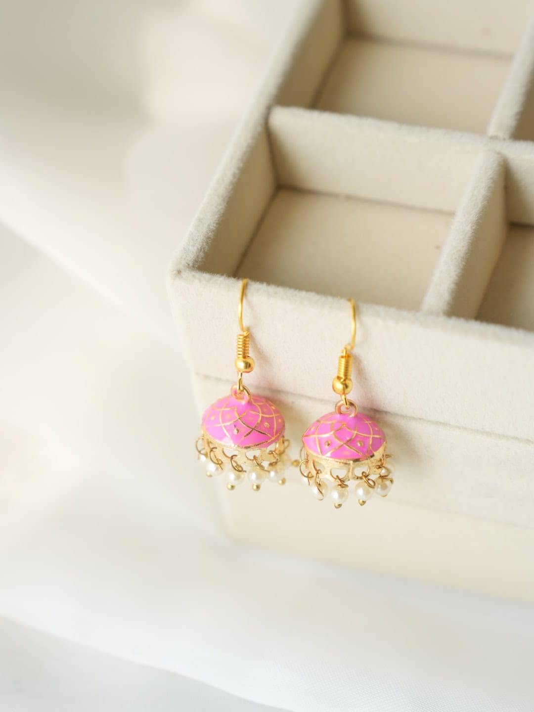 JH-36 - Pearly Jhumka Small - Earring Style 8