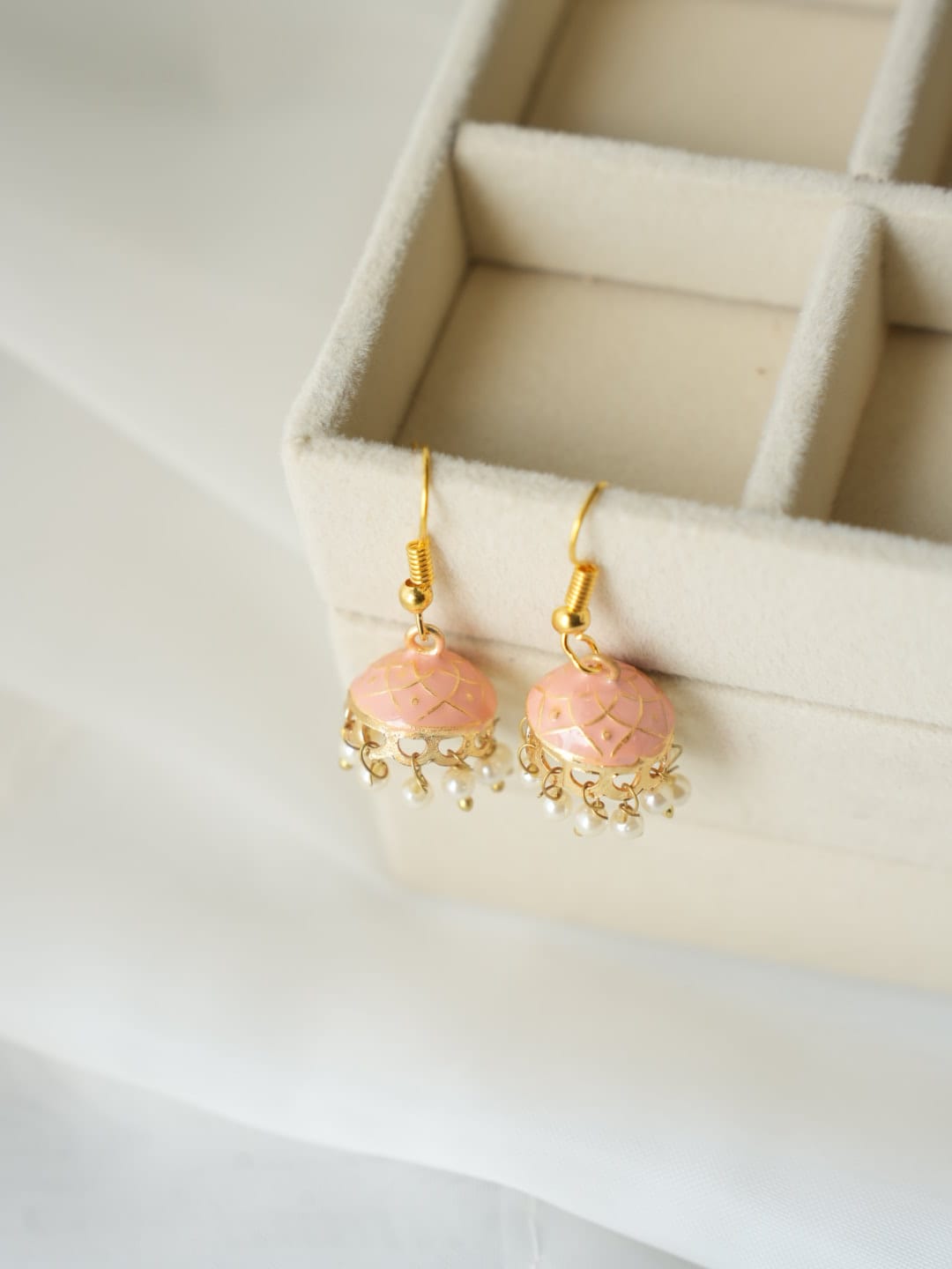 JH-33 - Pearly Jhumka Small - Earring Style 5