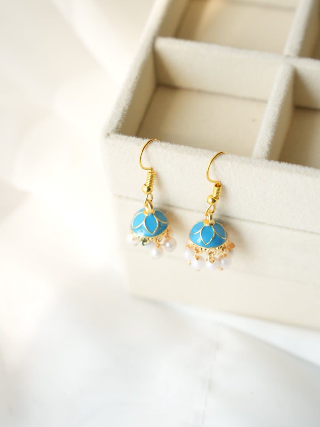 JH-42 - Pearly Jhumka Mini - Earring Style 4