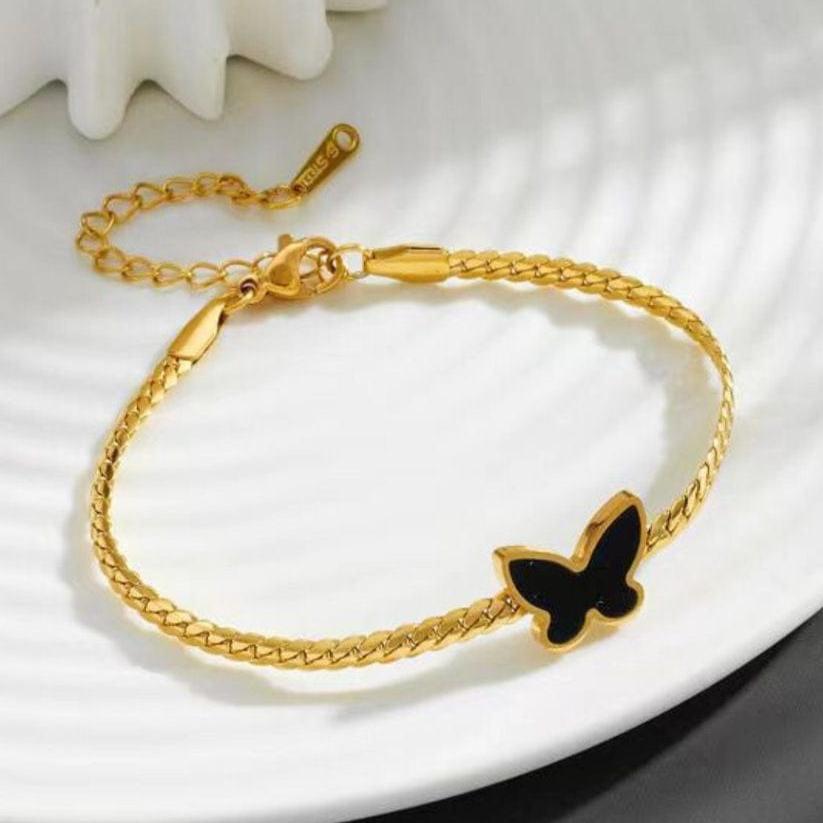 SS-1017 - Butterfly Gold - Bracelet