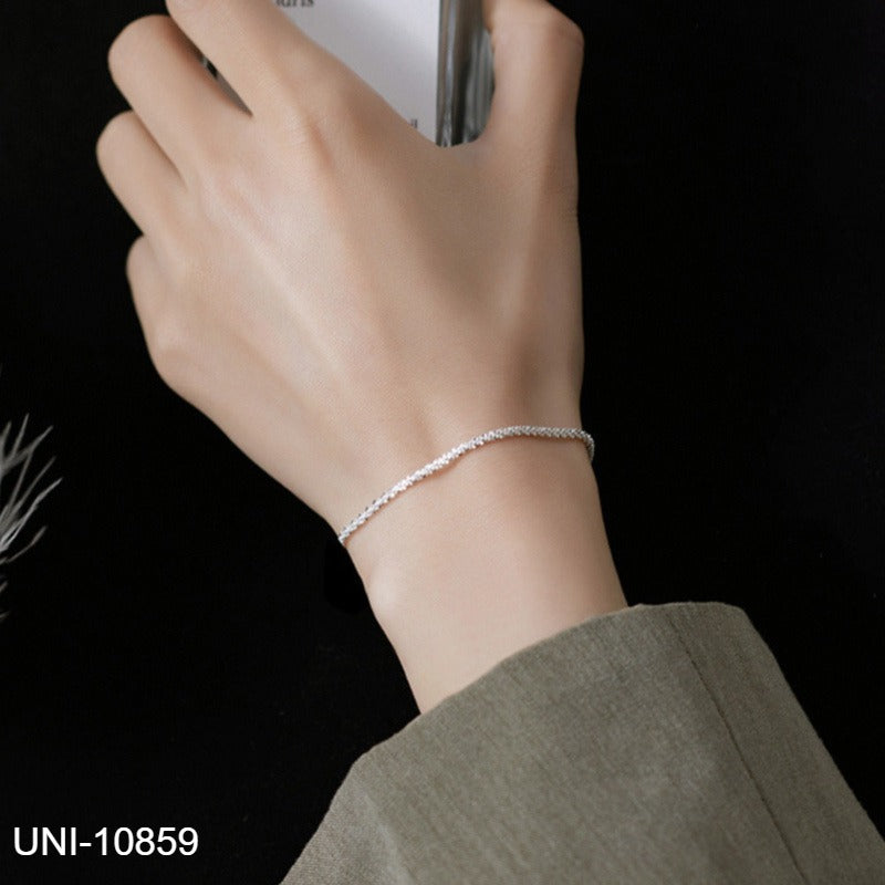 UNI-10859 - Sparkle Chain Silver - Bracelet