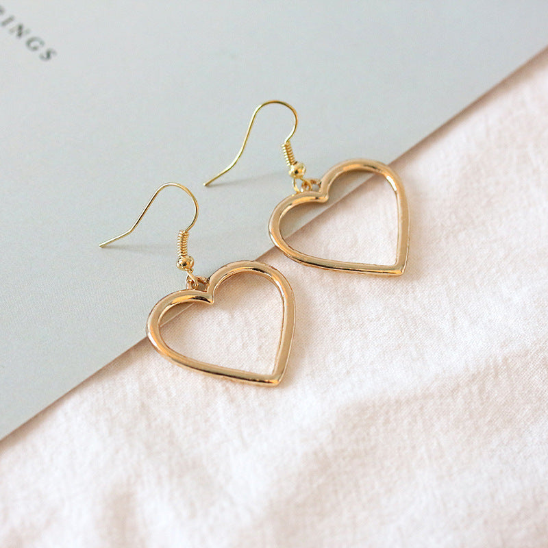 UNI-10468 - Gold Glam Heart - Earring