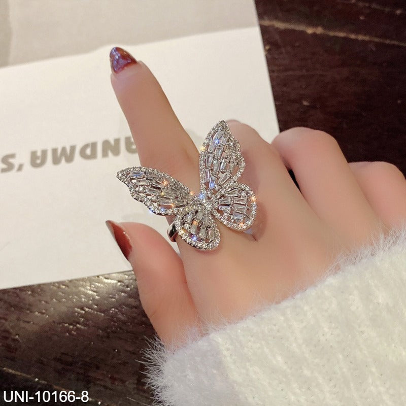 UNI-10166-8 - Diamond Butterfly - Ring