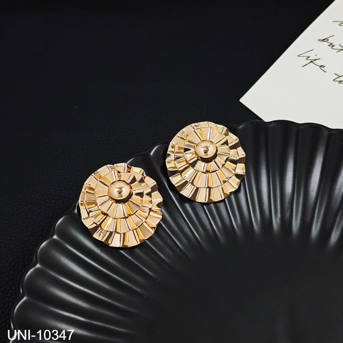 UNI-10347 - Foiled Gold Series - Earring Style 2